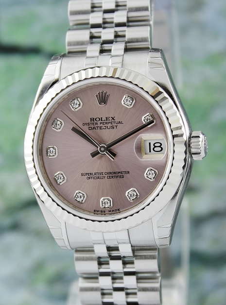(image for) UNWORN ROLEX MID SIZE OYSTER PERPETUAL DATEJUST - 178274